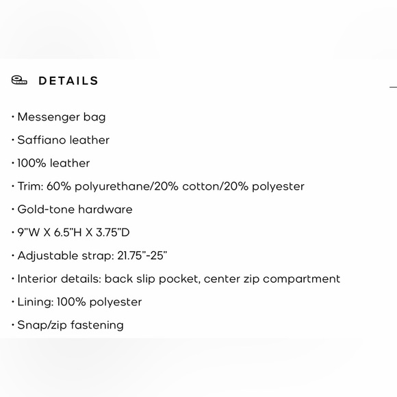 Michael Kors Ruby camel saffiano leather Crossbody bag - Picture 5 of 8